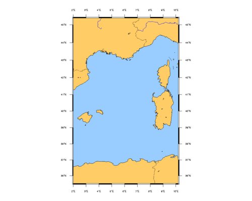 SHOM 7014 à plat îles Baléares à la Corse et à la Sardaigne Shom SHOM 7014 à plat îles Baléares à la Corse et à la Sardaigne Shom