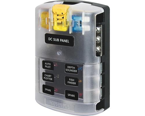 BLUE SEA Porte fusible 6 voies ATO/ATC Blue Sea