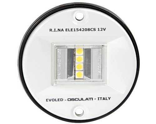 OSCULATI EvoLED Feu de poupe 135° à LEDs blanc Osculati OSCULATI EvoLED Feu de poupe 135° à LEDs blanc Osculati