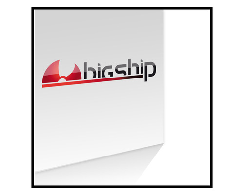Autocollant-transfert logo Bigship police noire 60x14cm BigShip Autocollant-transfert logo Bigship police noire 60x14cm BigShip