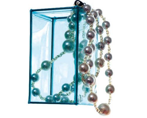 Rangement à ventouse 7x7x12cm bleu Euroaccessoires Rangement à ventouse 7x7x12cm bleu Euroaccessoires