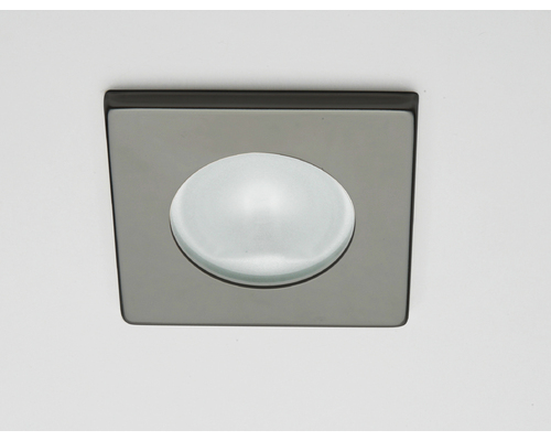 Spot carré RAY à Led lumière blanche chaude inox poli Cantalupi Spot carré RAY à Led lumière blanche chaude inox poli Cantalupi