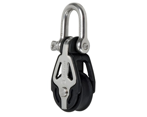 SELDEN Poulie simple à billes Ø20mm avec manille Selden SELDEN Poulie simple à billes Ø20mm avec manille Selden