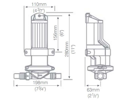 WHALE Gulper IC + bonde 12 V Whale WHALE Gulper IC + bonde 12 V Whale