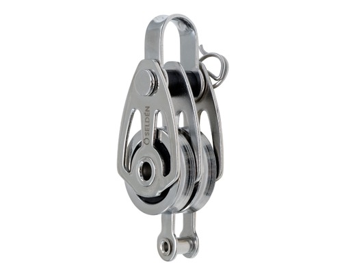SELDEN Poulie double à billes à ringot Ø25mm Selden SELDEN Poulie double à billes à ringot Ø25mm Selden