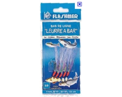 FLASHMER Bas de ligne leurre à Bar Flashmer FLASHMER Bas de ligne leurre à Bar Flashmer