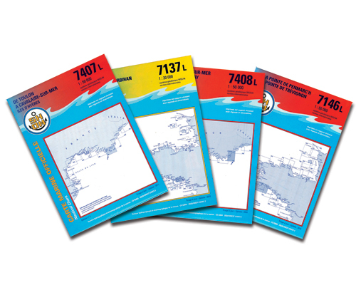 SHOM Cartes L (pliées) Shom
