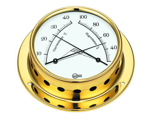 BARIGO Tempo S thermo hygro laiton 70 mm Barigo BARIGO Tempo S thermo hygro laiton 70 mm Barigo