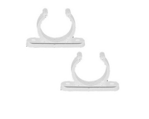 BIGSHIP Pinces support Ø25mm blanches les 2 BigShip BIGSHIP Pinces support Ø25mm blanches les 2 BigShip