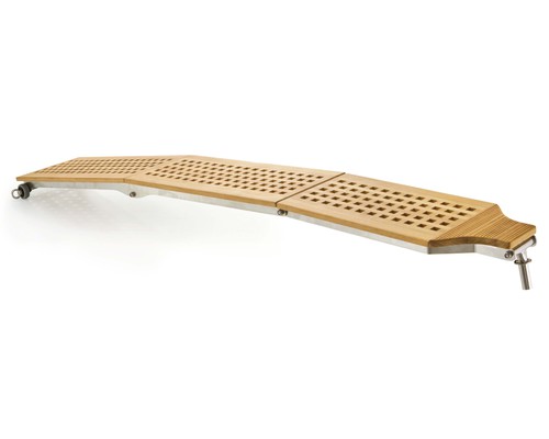 TREM Passerelle pliable en 3 plancher caillebotis Trem