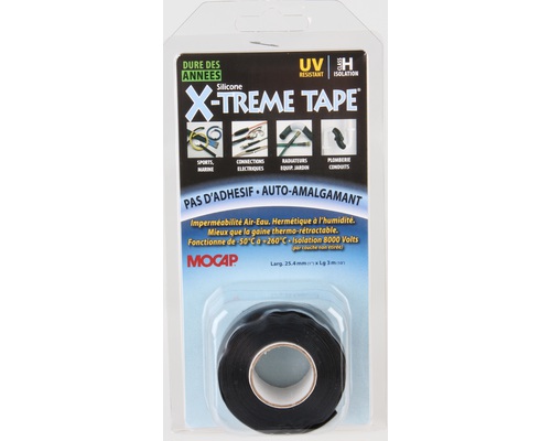 Ruban autovulcanisant silicone noir 3mx25mm Mocap