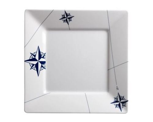 MARINE BUSINESS Northwind assiette plate carrée grandes 6u Marine Business