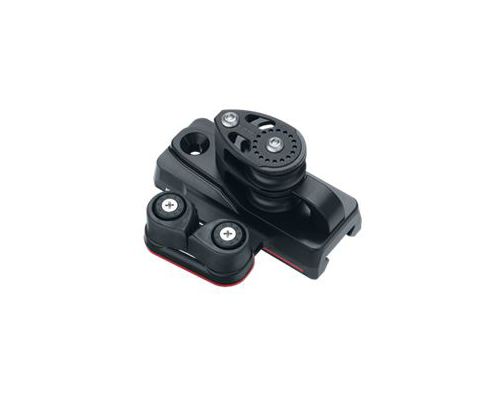 HARKEN Paire embouts rail CB MR à réa double/taquet/pt fixe Harken