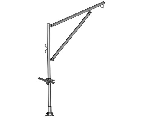 SDI Mat de charge inox Ø38mm pivotant et repliable 35 kg SDI