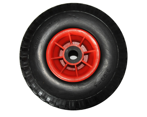 Roue Increvable corps rouge Ø 260 alésage Ø25 , 120kg Aucune