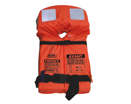 LALIZAS Brassière Advanced pliable SOLAS adulte >43Kg Lalizas