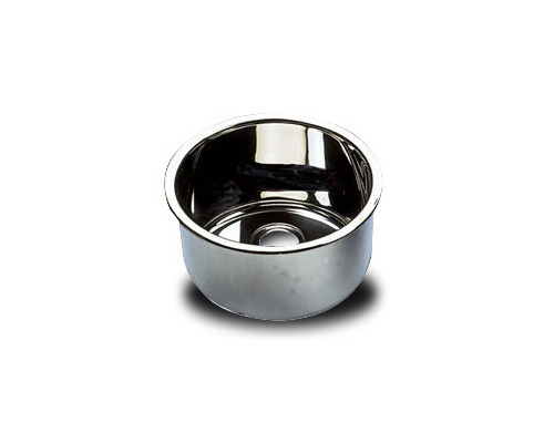 BARKA Evier cylindrique inox poli miroir Ø300 mm h 180 mm Barka