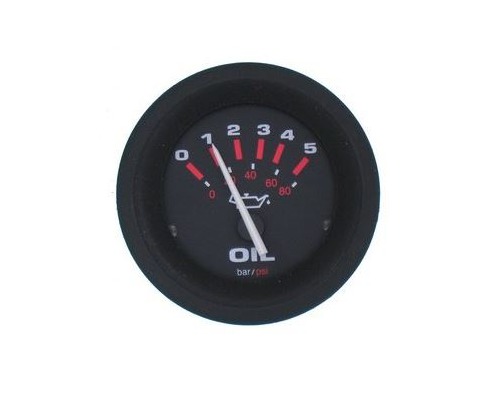 VEETHREE Amega Ø52mm manomètre huile 0 - 5 bars type VDO VEETHREE Amega Ø52mm manomètre huile 0 - 5 bars type VDO