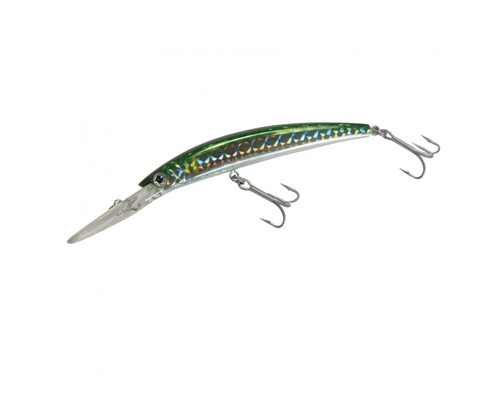 FLASHMER Poisson nageur Crystal Minnow Deep Diver 110mm vert FLASHMER Poisson nageur Crystal Minnow Deep Diver 110mm vert