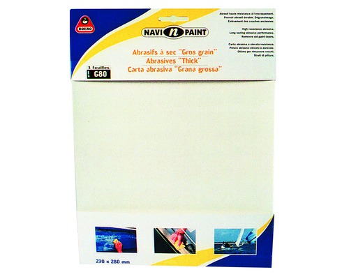 Abrasif feuille 230x280 g 180 les 3 NAVEO Abrasif feuille 230x280 g 180 les 3 NAVEO