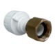 JOHN GUEST Union femelle fond plat écrou laiton 1/2 x Ø15mm JOHN GUEST