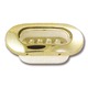 TREM Plafonnier à leds bleues 75x37x32mm Trem
