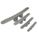 DAMADE Taquet taraudé aluminium anodisé Damade