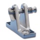 TREM Platine inox d'articulation droite avec axe pour bimini Trem