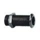 NUOVA RADE Sortie de coque noir Ø25mm - Filet Ø33mm Nuova Rade