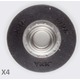 YKK SNAD flexible mâle noir Ø25 les 4 YKK