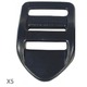 VMG Boucle sangle 25mm noire les 5 VMG Soromap