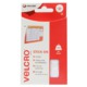 VELCRO® Pastille adhésive auto-agrippante blanc Ø16mm (x16) VELCRO®