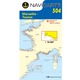 NAVICARTE Carte n°504 Marseille - Toulon Navicarte
