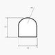 GOIOT Joint pour panneau Cristal 10.10 (le m) Goiot