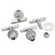 BIGSHIP Kit de fixation defense de ponton (x4) Plastimo