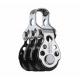 HARKEN Poulie triple Ø réa 16mm Ø cord 3/5mm Harken HARKEN Poulie triple Ø réa 16mm Ø cord 3/5mm Harken