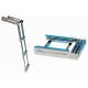 TREM Echelle téléscopique inox 3 marches Trem