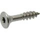 BIGSHIP Vis bois agglo tête fraisé 3,5X16 INOX A4 - les 19 Marinox