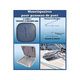 PLASTIMO Moustiquaire 800x800 mm pour panneau de pont Plastimo