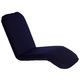 COMFORT SEAT Chaise longue inclinable 3 parties bleu navy Comfort Seat