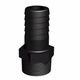 TRUDESIGN raccord droit cannelé - filetage mâle 13mm - 1/2'' TRU DESIGN