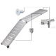 TREM Passerelle pliable aluminium 2 m Trem