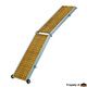 TREM Passerelle pliable en caillebotis + alu 2m Trem