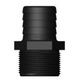 TRUDESIGN raccord droit cannelé - filetage mâle 25mm - 1'' b TRU DESIGN