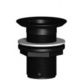 TRUDESIGN passe-coque encastré 1/2'' bsp noir TRU DESIGN