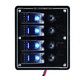 BIGSHIP Tableau électrique 12V 4 inter. + coupe circuit Aucune