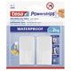 TESA Crochets Rectangulaire plastique Waterproof (X2) Tesa