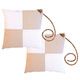 MARINE BUSINESS Lot de 2 coussins WATERPROOF BEIGE/BLANC Marine Business
