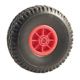 Roue gonflable avec chambre, jante rouge Ø 400 alésage 20, 1 Aucune
