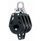 HARKEN Poulie triple manille et ringot Carbo Ø réa 29mm Ø co Harken HARKEN Poulie triple manille et ringot Carbo Ø réa 29mm Ø co Harken